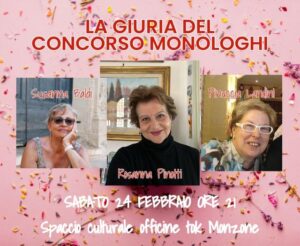 La giuria del concorso monologhi